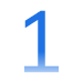 Number 1 Icon